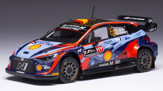 MODELE REDUIT COMPATIBLE AVEC HYUNDAI i20 N WRC N.6 ACROPOLIS RALLY 2022 SORDO/CARRERA 1:43 IXO MODEL RAM869