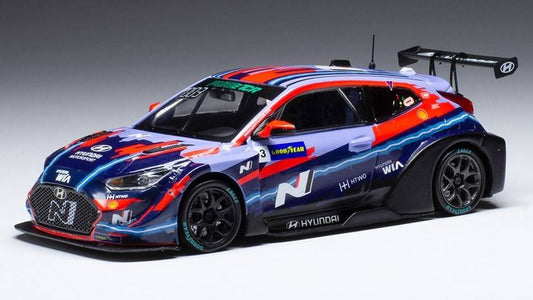 SCALE MODEL COMPATIBLE WITH HYUNDAI VELOSTER N ETCR N.3 HYUNDAI MOTORSP.ETCR PAU 2021 CHILTON 1:43 IXO MODEL GTM161DLQ