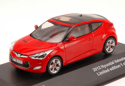 SCALE MODEL COMPATIBLE WITH HYUNDAY VELOSTER 2012 RED 1:43 TRIPLE T9-43036