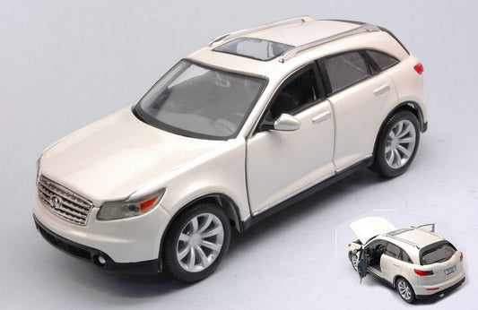 SCALE MODEL COMPATIBLE WITH INFINITI FX 45 2006 PEARL 1:24 MAISTO MI31994