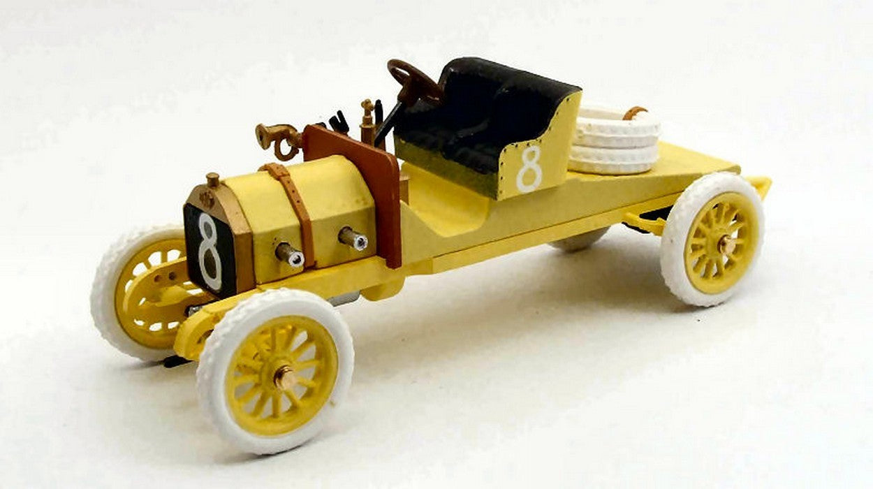 MODELLINO IN SCALA COMPATIBILE CON ITALA N.8 5th 1a TARGA FLORIO 1906 BARONE PIERRE DE CATERS 1:43 RIO RI4357