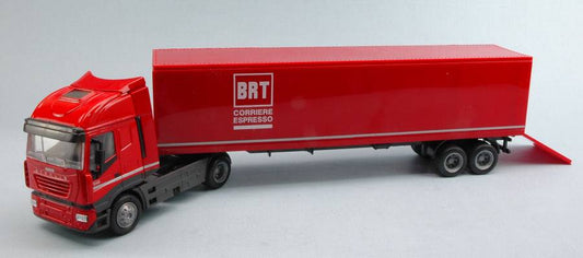 MODELE REDUIT COMPATIBLE AVEC IVECO STRALIS 40 CONTAINER BRT 1:43 NEW RAY NY15613F