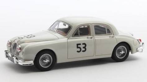 SCALE MODEL COMPATIBLE WITH JAGUAR 3.4 LITRE N.53 2ND SILVERSTONE 1959 TROPHY 1:43 MATRIX SCALE MODELS MXR41001-032