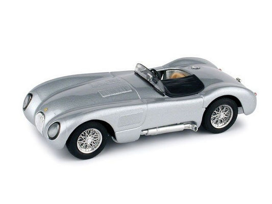 MODELLINO IN SCALA COMPATIBILE CON JAGUAR C TYPE STRADALE 1953 GRIGIO 1:43 BRUMM BM0360-04