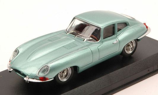 MODELLINO IN SCALA COMPATIBILE CON JAGUAR E COUPE 1961 LIGHT GREEN MET.1:43 BEST MODEL BT9626