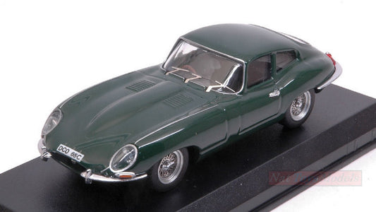 MODELLINO IN SCALA COMPATIBILE CON JAGUAR E COUPE' 1962 GREEN 1:43 BEST MODEL BT9014-2V