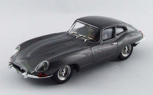 MODELLINO IN SCALA COMPATIBILE CON JAGUAR E COUPE 1962 GUN METAL 1:43 BEST MODEL BT9556
