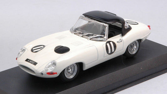 MODELLINO IN SCALA COMPATIBILE CON JAGUAR E SPYDER N.11 4th TOURIST TROPHY 1962 ROY SALVADORI 1:43 BEST MODEL BT9035