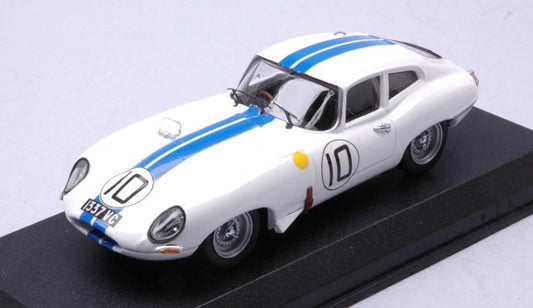 SCALE MODEL COMPATIBLE WITH JAGUAR AND TYPE COUPE' N.10 LM 1962 CUNNINGHAM-SALVADORI 1:43 BEST MODEL BT9839