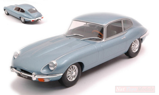MODELE REDUIT COMPATIBLE AVEC JAGUAR E-TYPE METALLIC BLEU 1:24 WHITEBOX WB124039