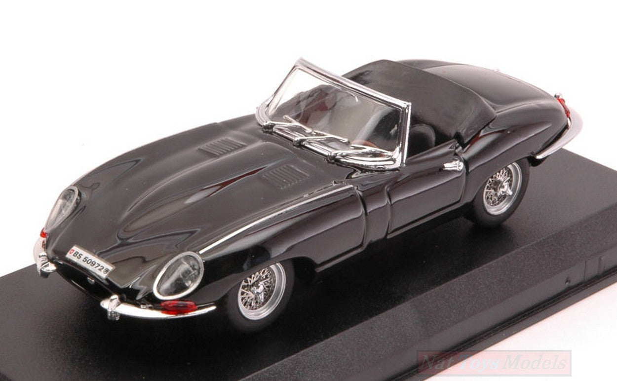SCALE MODEL COMPATIBLE WITH JAGUAR AND TYPE SPYDER 1962 BLACK 1:43 BEST MODEL BT9027-2N