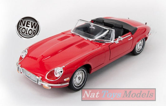 SCALE MODEL COMPATIBLE WITH JAGUAR AND TYPE SPYDER 1971 RED 1:18 LUCKY YM92608RD