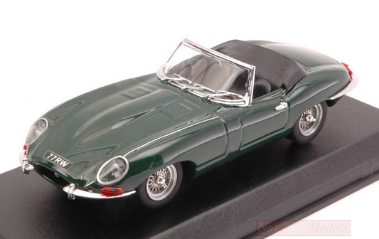 SCALE MODEL COMPATIBLE WITH JAGUAR AND TYPE SPYDER ENGLISH VERSION 1962 GREEN 1:43 BEST MODEL BT9028-2V