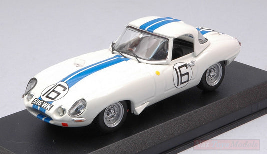 SCALE MODEL COMPATIBLE WITH JAGUAR AND TYPE SPYDER N.16 LM 1963 SALVADORI-RICHARDS 1:43 BEST MODEL BT9205-2