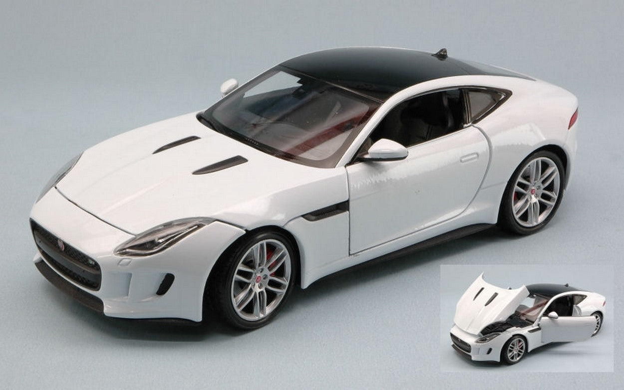 MODELE REDUIT COMPATIBLE AVEC JAGUAR F-TYPE 2015 BLANC 1:24 WELLY WE4060W