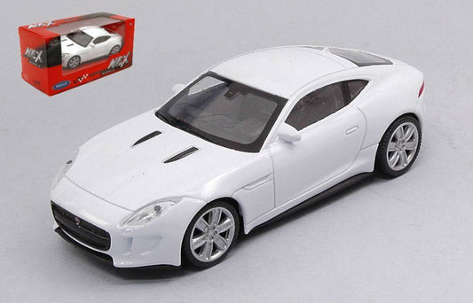 MODELE REDUIT COMPATIBLE AVEC JAGUAR F-TYPE COUPE' BLANC 1:43 WELLY WE39556L