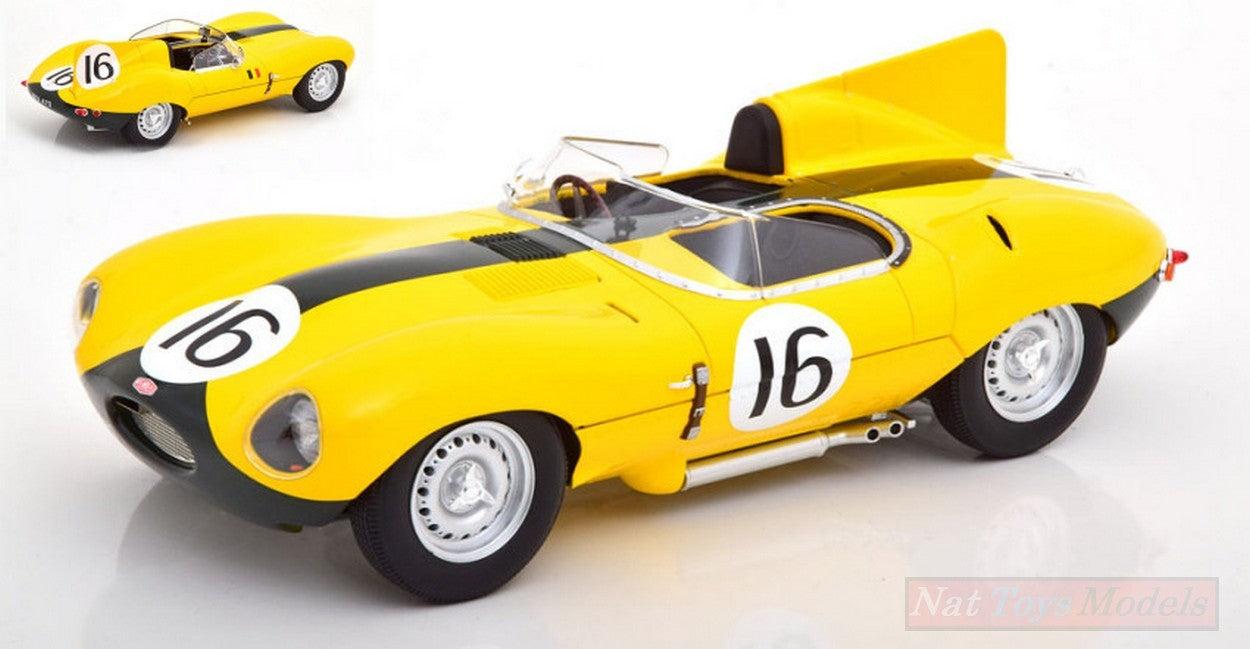 SCALE MODEL COMPATIBLE WITH JAGUAR TYPE D N.16 4th LM 1957 P.FRERE-F.ROUSSELLE 1:18 CMR CLASSIC MODEL REPLICARS CMR144