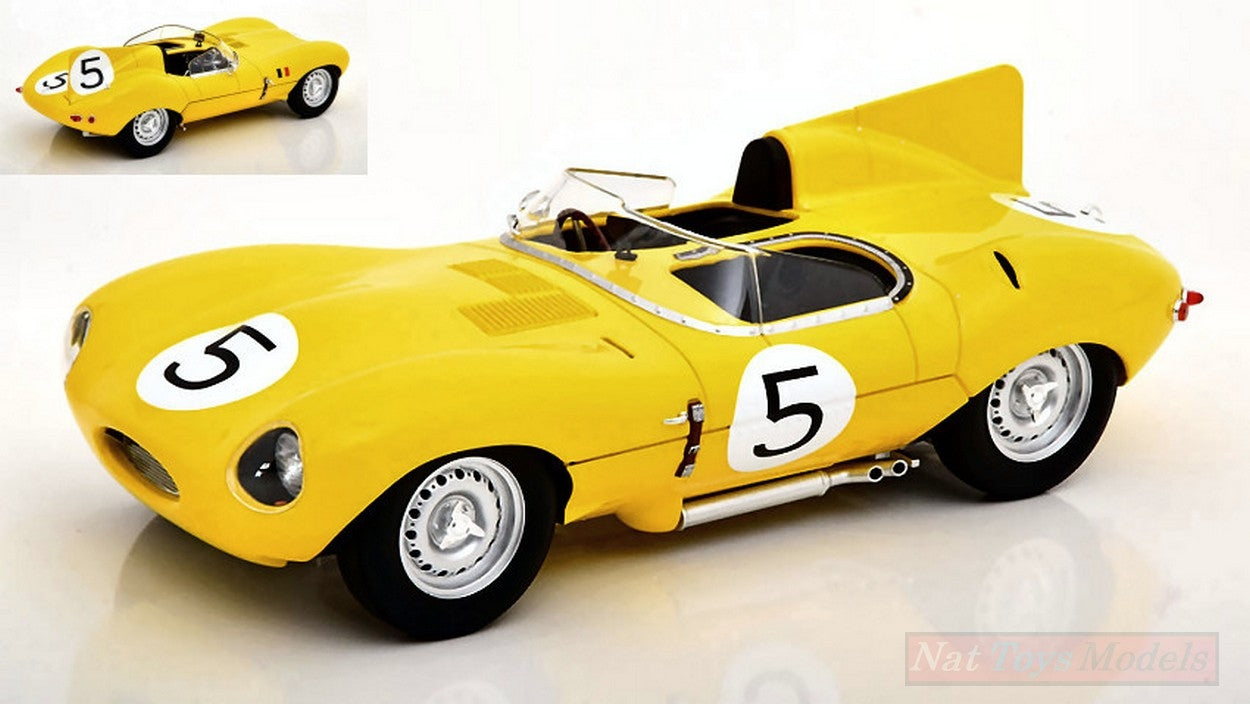 SCALE MODEL COMPATIBLE WITH JAGUAR TYPE D N.5 4th LM 1956 J.SWATERS-F.ROUSSELLE 1:18 CMR CLASSIC MODEL REPLICARS CMR143
