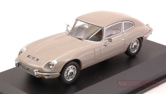 MODELLINO IN SCALA COMPATIBILE CON JAGUAR V12 E TYPE COUPE  BEIGE 1:43 OXFORD OXFJAGV12005