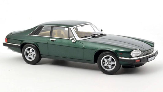 SCALE MODEL COMPATIBLE WITH JAGUAR XJ-S 5.3 HECOUPE' 1982 GREEN METALLIC 1:18 NOREV NV182620