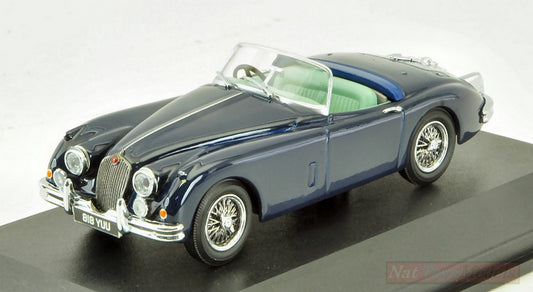 MODELE REDUIT COMPATIBLE AVEC JAGUAR XK180 ROADSTER BLEU FONCÉ 1:43 OXFORD OXF43XK150009