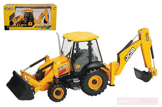 SCALE MODEL COMPATIBLE WITH JCB 3CX BACKHOE LOADER 1:32 BRITAINS LC42702
