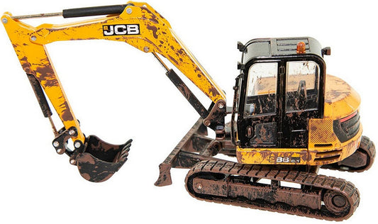 SCALE MODEL COMPATIBLE WITH JCB MIDI EXCAVATOR (MUDDY) 1:32 BRITAINS LC43279