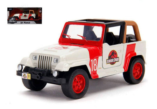 SCALE MODEL COMPATIBLE WITH JEEP WRANGLER JURASSIC PARK 1:32 JADA TOYS JADA52019