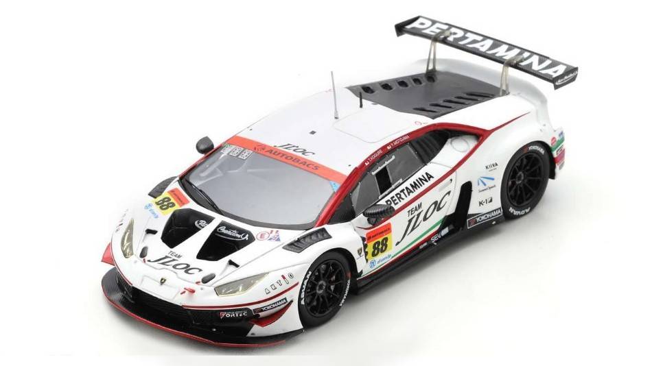 SCALE MODEL COMPATIBLE WITH JLOC LAMBORGHINI GT3 N.88 GT300 SUPER GT 2020 T.KOGURE-A.COUTO 1:43 SPARK MODEL SGT007