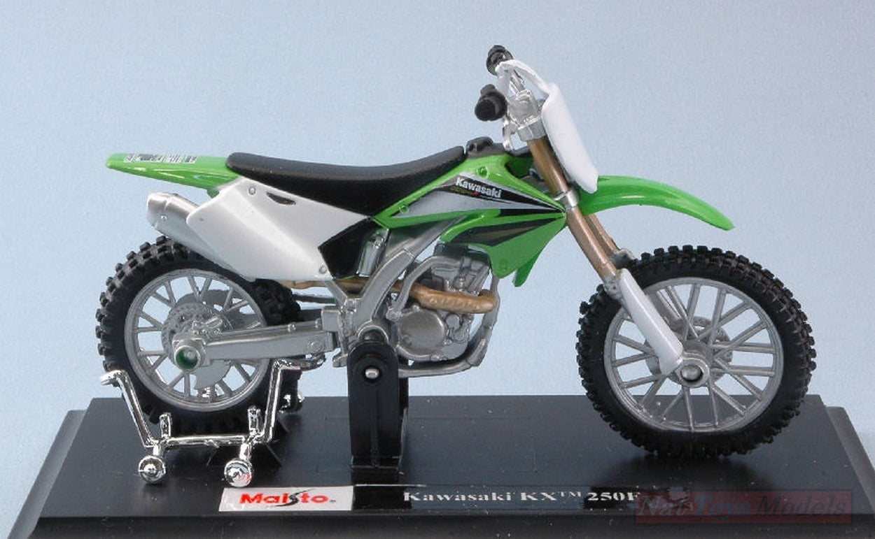 MODELE REDUIT COMPATIBLE AVEC KAWASAKI KX 250F 1:18 MAISTO MI04045G
