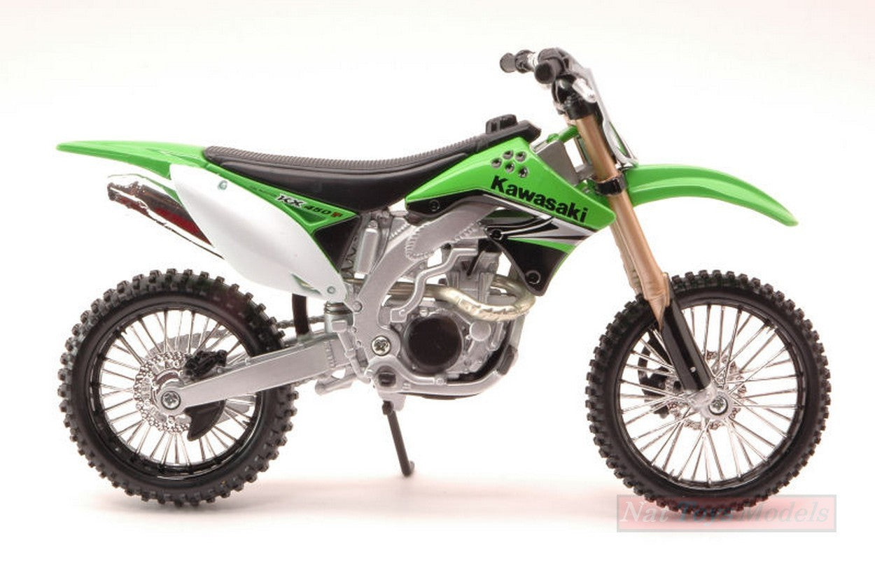MODELE REDUIT COMPATIBLE AVEC KAWASAKI KX 450F VERT 1:12 MAISTO MI8141G