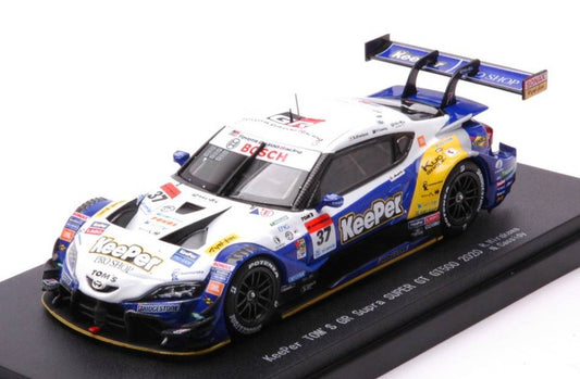 MODÈLE RÉDUIT COMPATIBLE AVEC KeePer TOM'S GR SUPRA N.37 SUPER GT500 2020 R.HIRAKAWA-N.CASSIDY 1:43 EBBRO EB45760