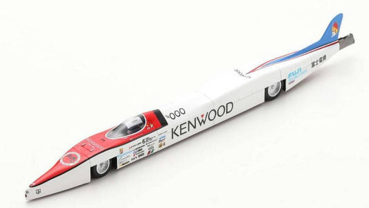 MODÈLE RÉDUIT COMPATIBLE AVEC KENWOOD ELECTRIC RECORD CAR 1:43 BIZARRE B1076