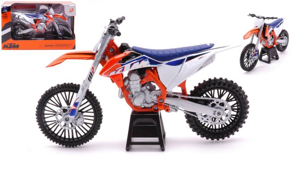 MODELE REDUIT COMPATIBLE AVEC KTM 450 SX-F 1:12 NEW RAY NY58343 DIE CAST