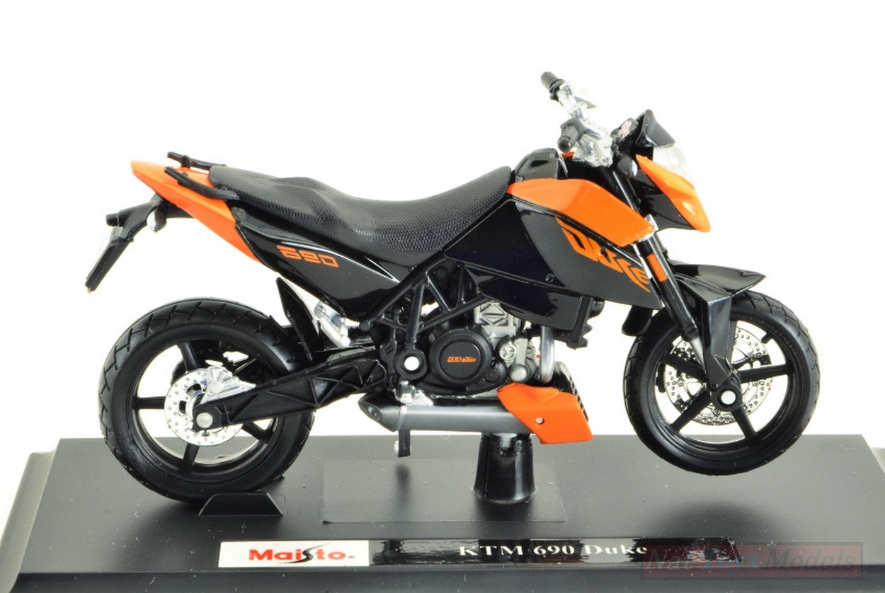 MODELLINO IN SCALA COMPATIBILE CON KTM 690 DUKE 3 1:18 MAISTO MI09266B