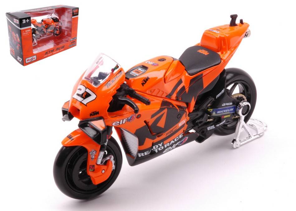 MODELLINO IN SCALA COMPATIBILE CON KTM RC16 TECH3 MOTOGP 2021 N.27 IKER LECUONA 1:18 MAISTO MI36376L