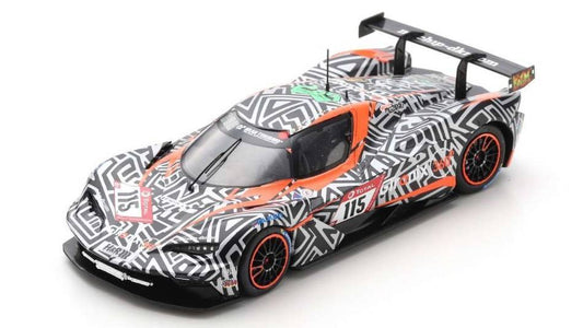 MODÈLE RÉDUIT COMPATIBLE AVEC KTM X-BOW GTX N.115 24 H NURBURGRING 2021 BREUER-HAMMEL-HEINEMANN-SCHMID SPARK MODEL SG765