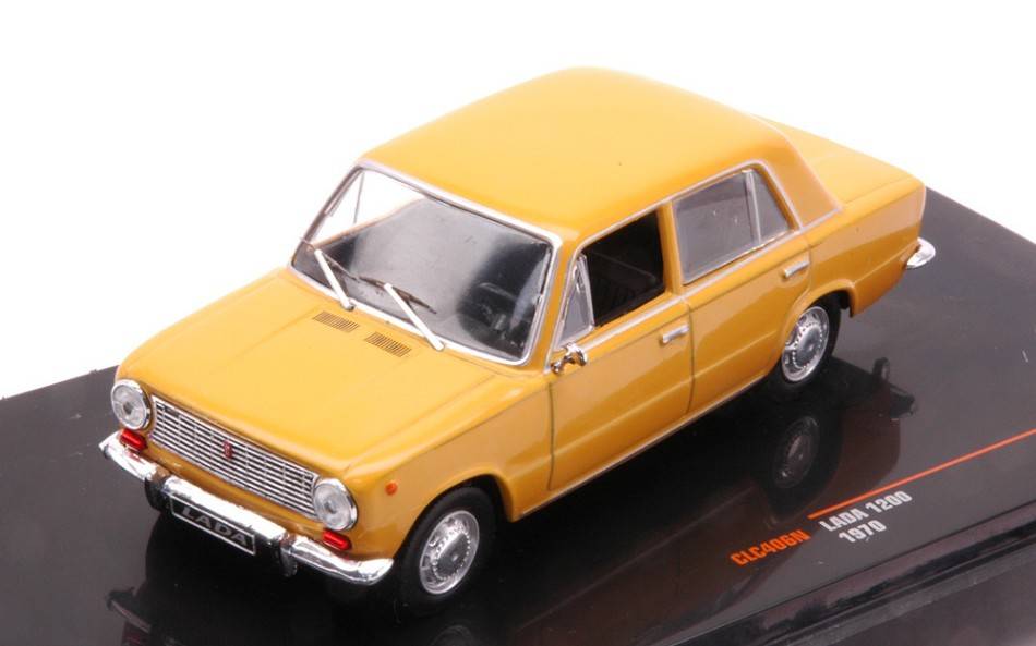 MODELE REDUIT COMPATIBLE AVEC LADA 1200 1970 JAUNE 1:43 IXO MODEL CLC406N