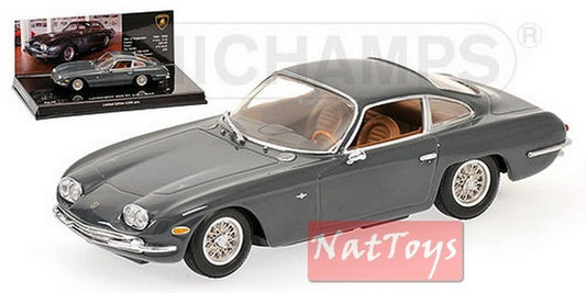 MODELE REDUIT COMPATIBLE AVEC LAMBORGHINI 400GT 1966 GRIS 1:43 MINICHAMPS PM436103310