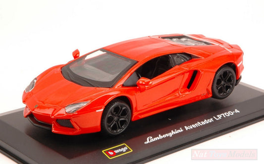 MODELE REDUIT COMPATIBLE AVEC LAMBORGHINI AVENTADOR 2010 ORANGE 1:32 BURAGO BU42021OR