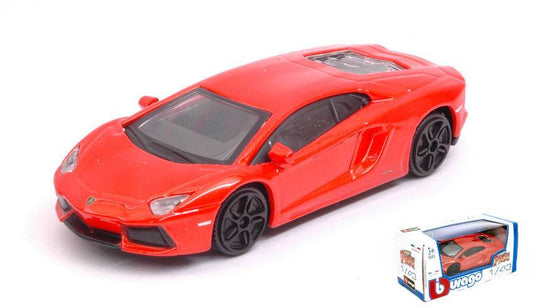 MODELLINO IN SCALA COMPATIBILE CON LAMBORGHINI AVENTADOR LP700-4 2011 ORANGE 1:43 BURAGO BU30231O