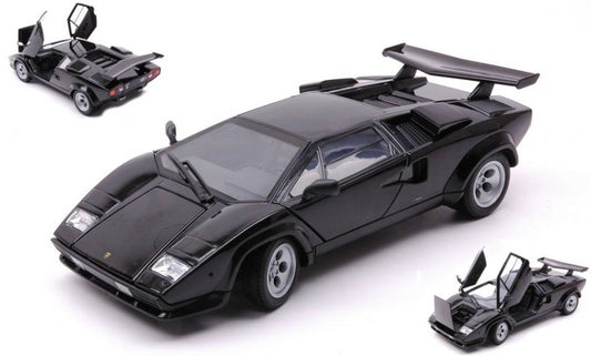 MODELE REDUIT COMPATIBLE AVEC LAMBORGHINI COUNTACH NOIR 1:24 WELLY WE24112BK