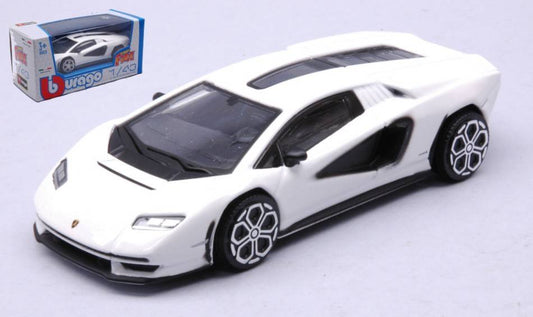 SCALE MODEL COMPATIBLE WITH LAMBORGHINI COUNTACH LPI 800-4 WHITE 1:43 BURAGO BU30459