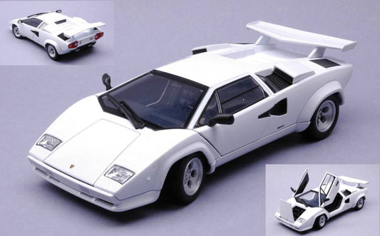 SCALE MODEL COMPATIBLE WITH LAMBORGHINI COUNTACH WHITE 1:24 WELLY WE24112W