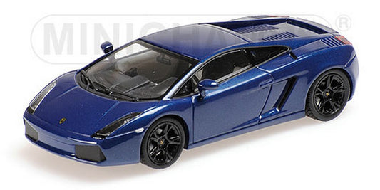 SCALE MODEL COMPATIBLE WITH LAMBORGHINI GALLARDO 2006 METALLIC BLUE 1:43 MINICHAMPS PM400103505