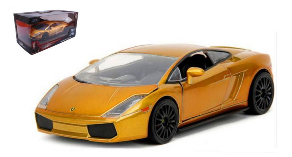SCALE MODEL COMPATIBLE WITH LAMBORGHINI GALLARDO "FAST &amp; FURIOUS X" 2023 GOLD 1:24 JADA TOYS JADA253203089