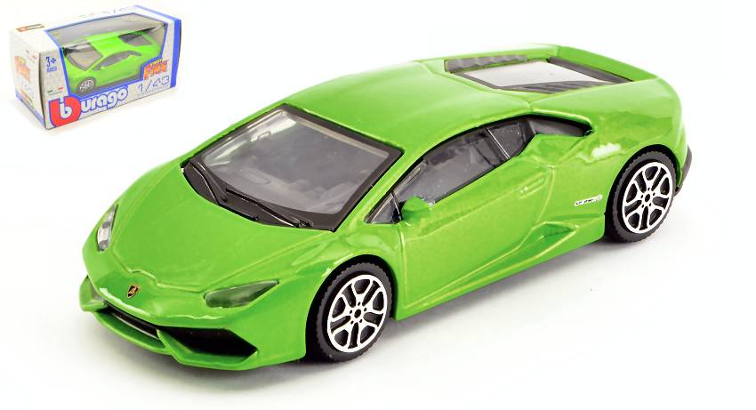 SCALE MODEL COMPATIBLE WITH LAMBORGHINI HURACAN 2014 GREEN 1:43 BURAGO BU30290G
