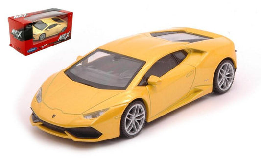 SCALE MODEL COMPATIBLE WITH LAMBORGHINI HURACAN COUPE' YELLOW 1:43 WELLY WE39798M
