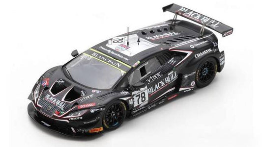 SCALE MODEL COMPATIBLE WITH LAMBORGHINI HURACAN GT3 EVO N.78 24 H SPA 2019 PULL-WITT-MITCHELL 1:43 SPARK MODEL SB320