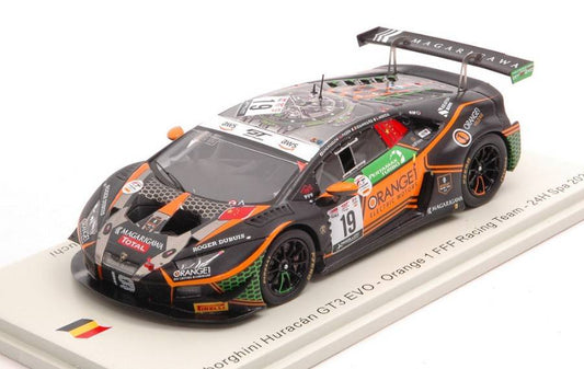 SCALE MODEL COMPATIBLE WITH LAMBORGHINI HURACAN GT3 N.19 SPA 2020 MOCCIA-KEEN-GIAMMARIA-HAMAG. 1:43 SPARK MODEL SB413